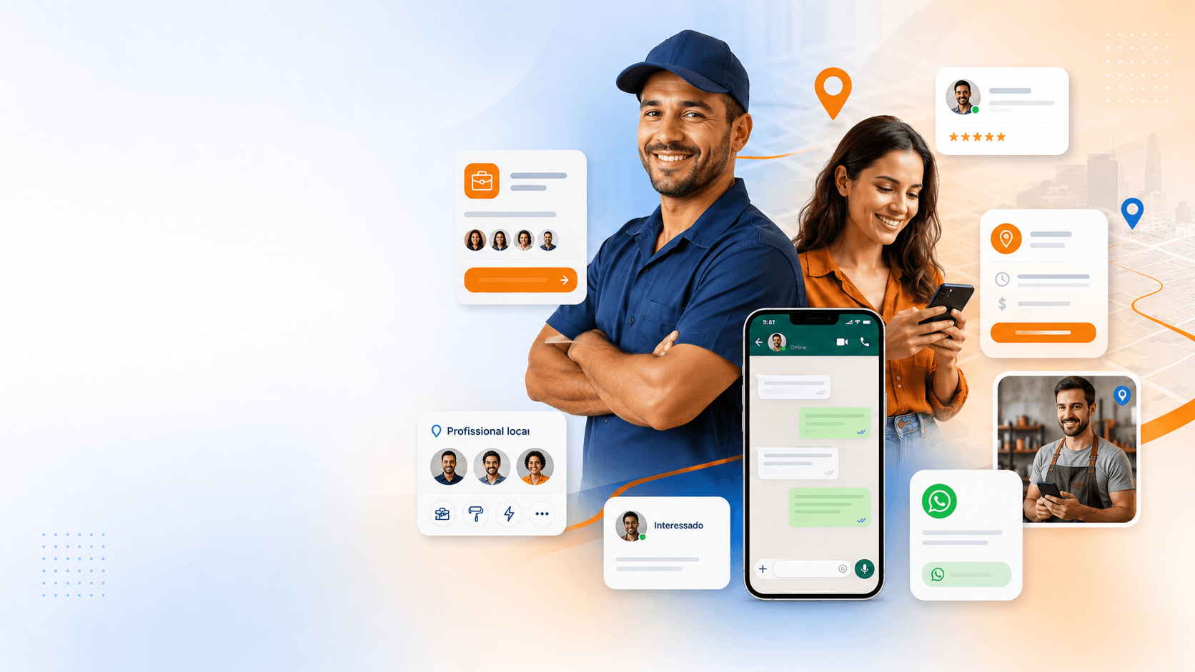Mão Agora conecta trabalhadores e contratantes locais